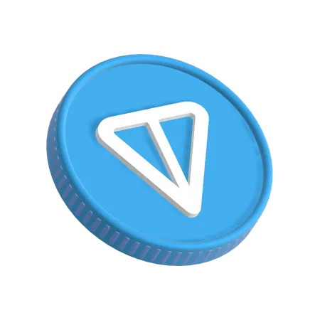 Toncoin TON  3D Icon