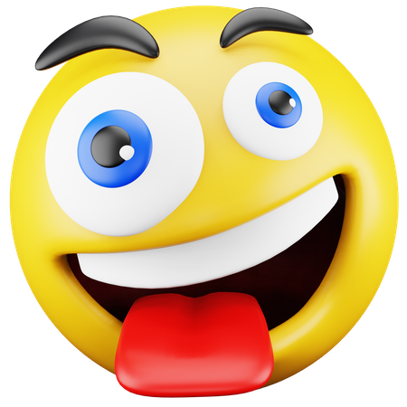 Tongue Emoji  3D Icon