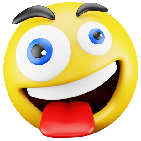 Tongue Emoji  3D Icon