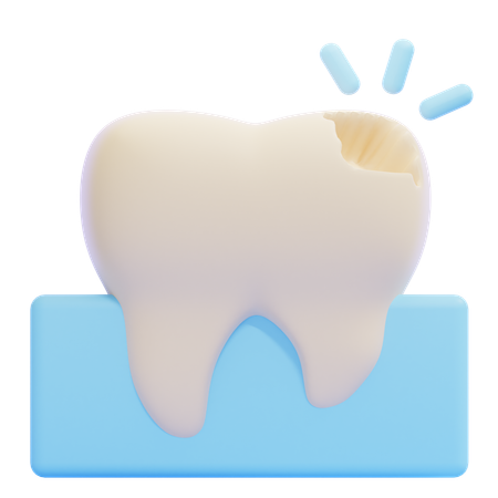 Tooth Decay  3D Icon