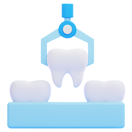 Tooth Extraction  3D Icon