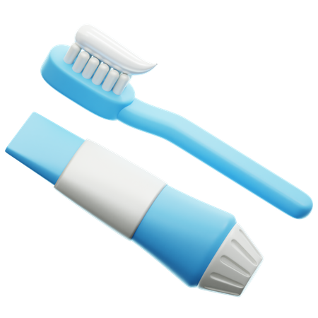 Toothbrush  3D Icon