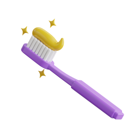 Toothbrush  3D Icon