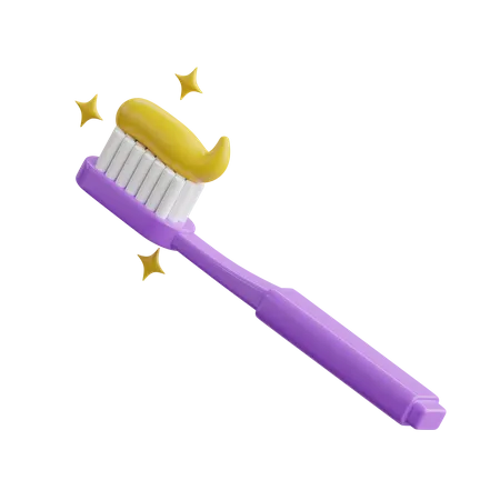 Toothbrush  3D Icon