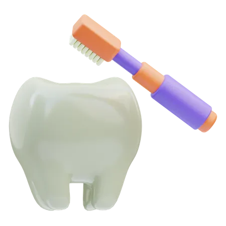 Toothbrush  3D Icon