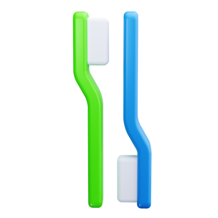 Toothbrush  3D Icon