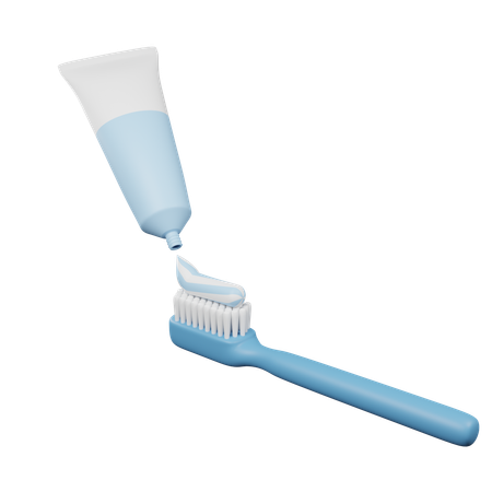 Toothbrush  3D Icon