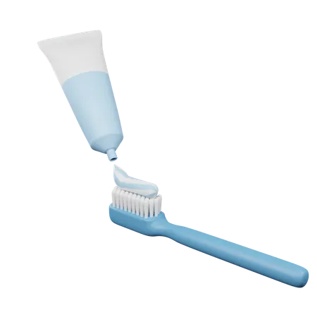 Toothbrush  3D Icon