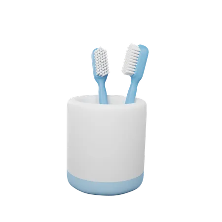 Toothbrush  3D Icon