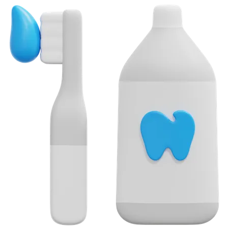 Toothbrush  3D Icon