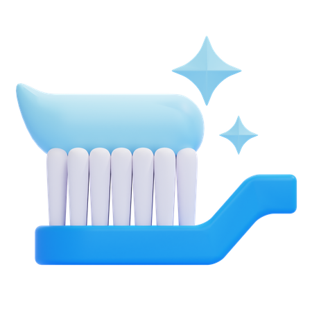 Toothbrush  3D Icon