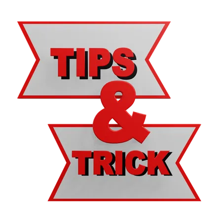 Top Tips  3D Icon