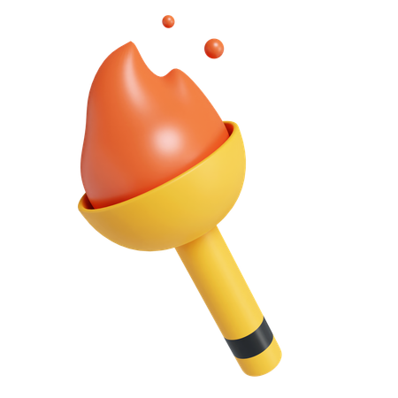 Torch  3D Icon