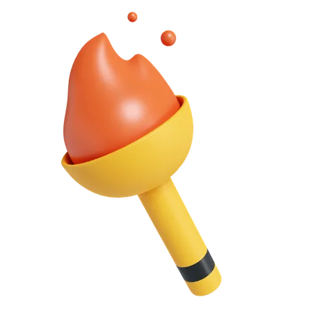 Torch  3D Icon