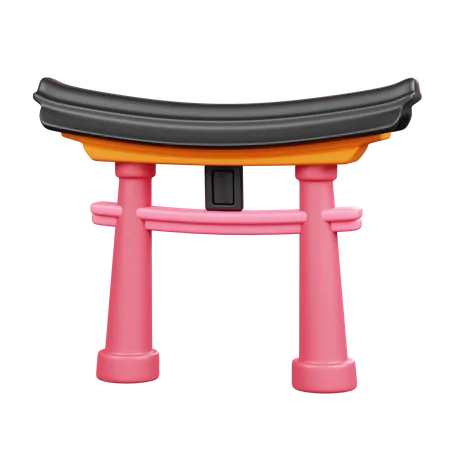 Torii Gate  3D Icon