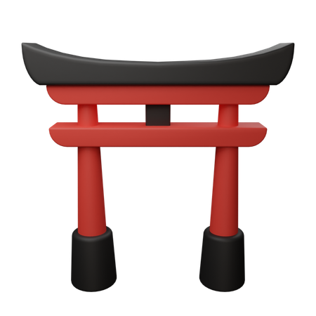 Torii gate  3D Icon