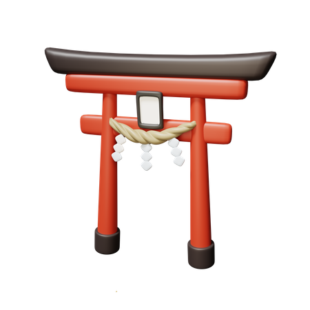 Torii Gate  3D Icon