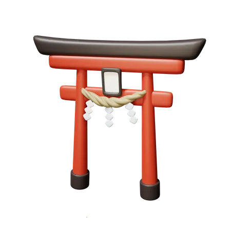 Torii Gate  3D Icon