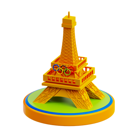 Torre Eiffel  3D Icon