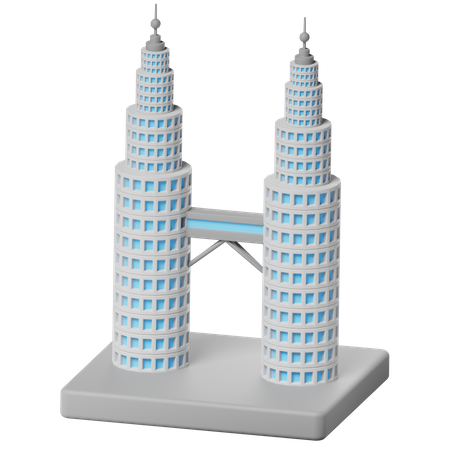 Torre Gêmea Petronas  3D Icon