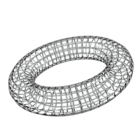 Torus Ornament  3D Icon