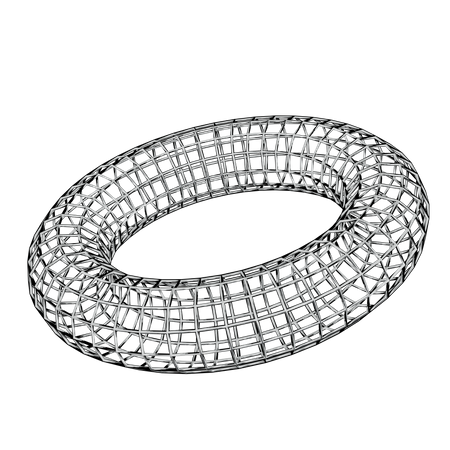 Torus Ornament  3D Icon