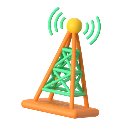 Tour d'antenne  3D Icon