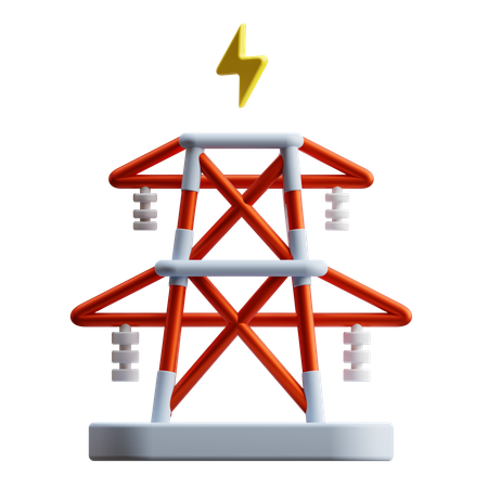 Tour de transmission  3D Icon