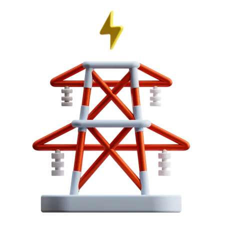 Tour de transmission  3D Icon