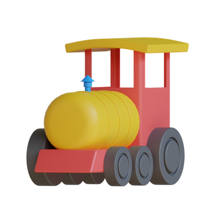 Toy Train  3D Icon