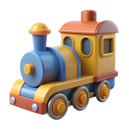 Toy Train  3D Icon