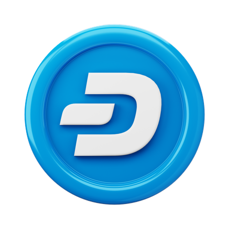 Moeda DASH  3D Icon