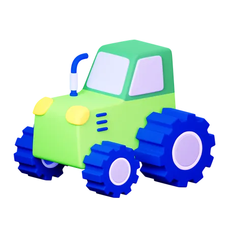 Tractor  3D Icon