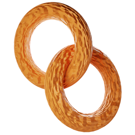 Traditional Pretzel  3D Icon