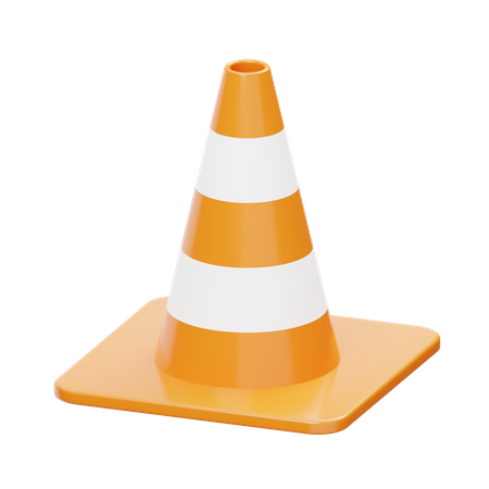 Traffic Cone  3D Icon