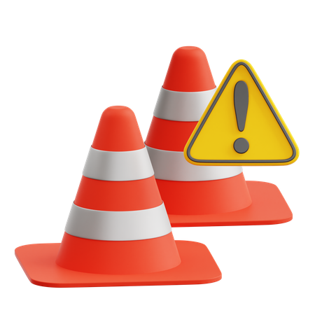 Traffic Cone  3D Icon