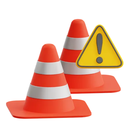 Traffic Cone  3D Icon