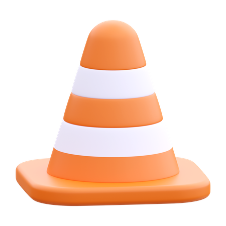 Traffic Cone  3D Icon