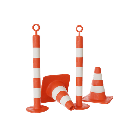 Traffic Cone  3D Icon