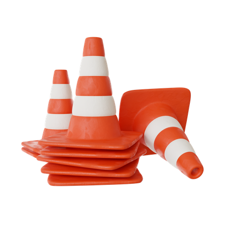 Traffic Cone  3D Icon