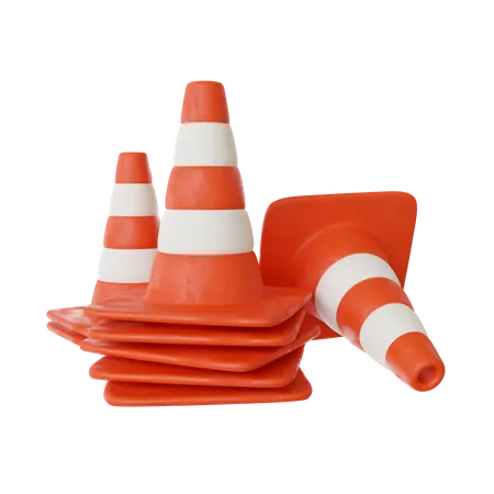 Traffic Cone  3D Icon