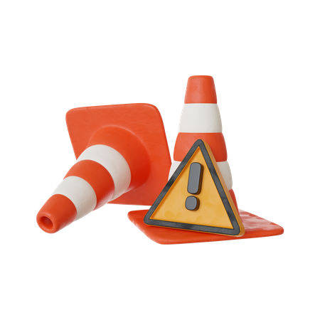 Traffic Cone  3D Icon