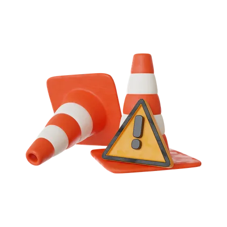 Traffic Cone  3D Icon