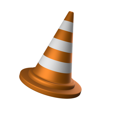 Traffic Cone  3D Icon