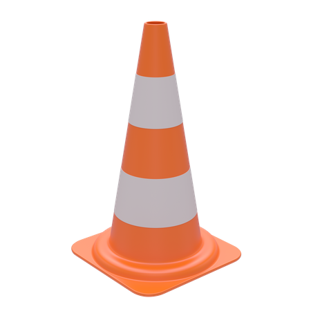 Traffic Cone  3D Illustration