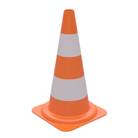 Traffic Cone  3D Illustration