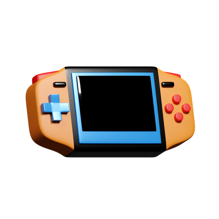 Tragbare Spielekonsole  3D Icon