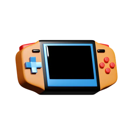 Tragbare Spielekonsole  3D Icon