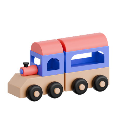 Train Toy  3D Icon