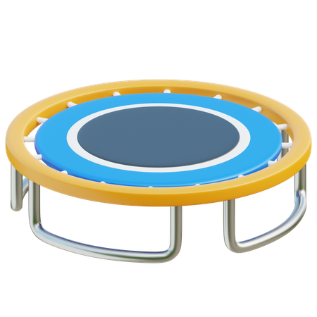 Trampolín redondo  3D Icon